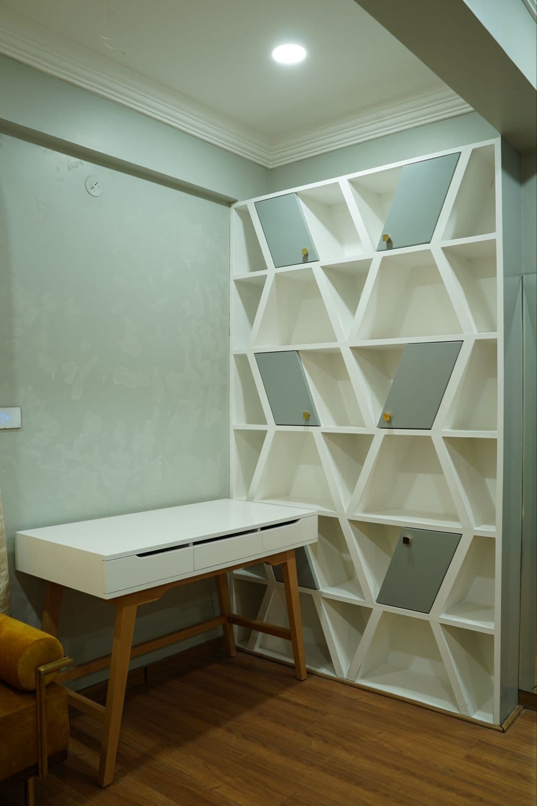 Premium residential interior with natural materials